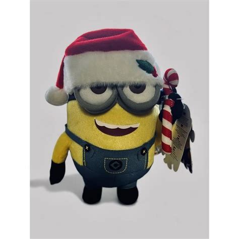 Peluche minion noël bob 25 cm Cdiscount Jeux Jouets