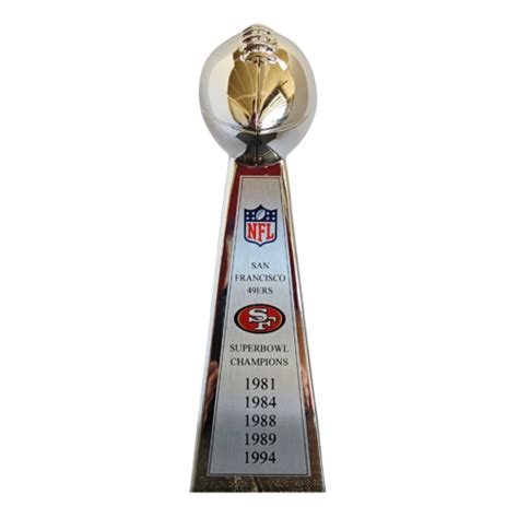 NFL Football Championship Replica Resin - Chrome finish - California ...