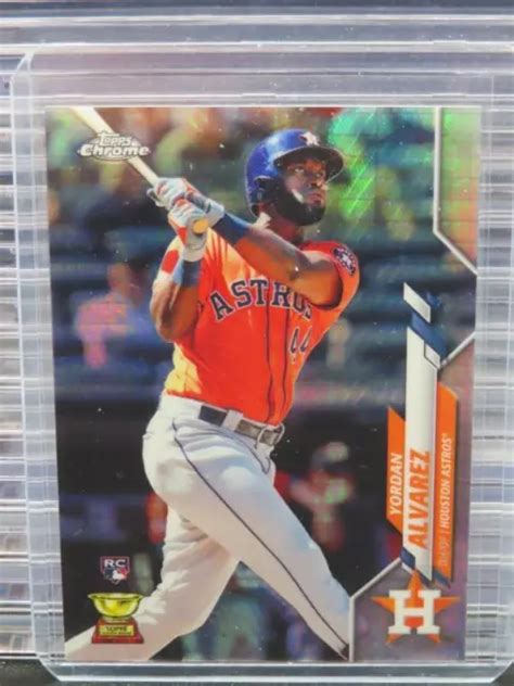 Topps Chrome Yordan Alvarez R Fracteur De Prisme Recrue Rc