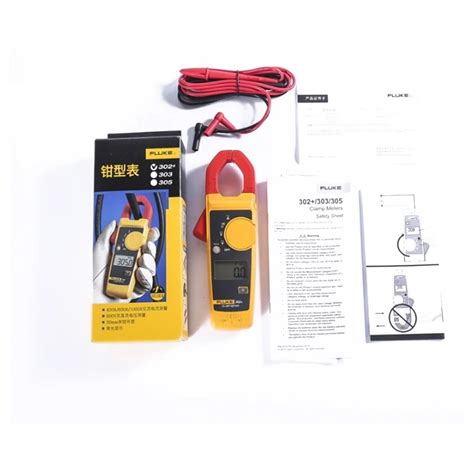 FLUKE 302 F302 Pinza Amperim Trica Mult Metro