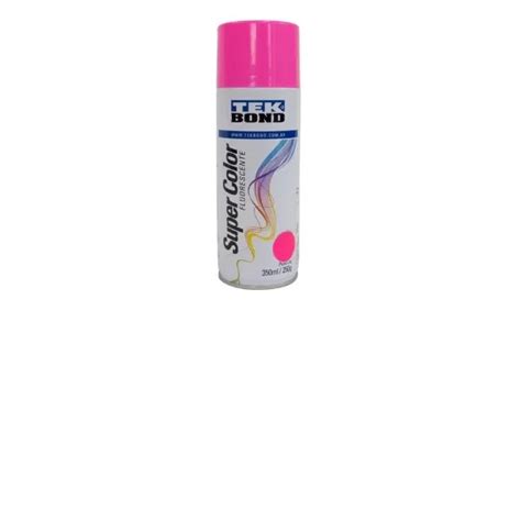 Tinta Spray Rosa Fluorescente Ml Tekbond No Shoptime