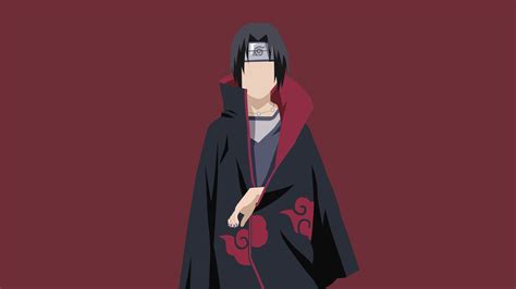 Made Minimalist Art Of Itachi Uchiha R Naruto