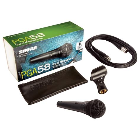 Shure Pga Cardioid Dynamic Vocal Microphone With Xlr Cable Nearly