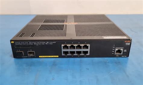 HP ARUBA 2930F 8G PoE 2SFP Switch JL258A 8 Port Layer Supported 3