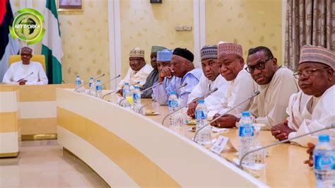 Breaking President Buhari In Closed Door Meeting With Apc Senators