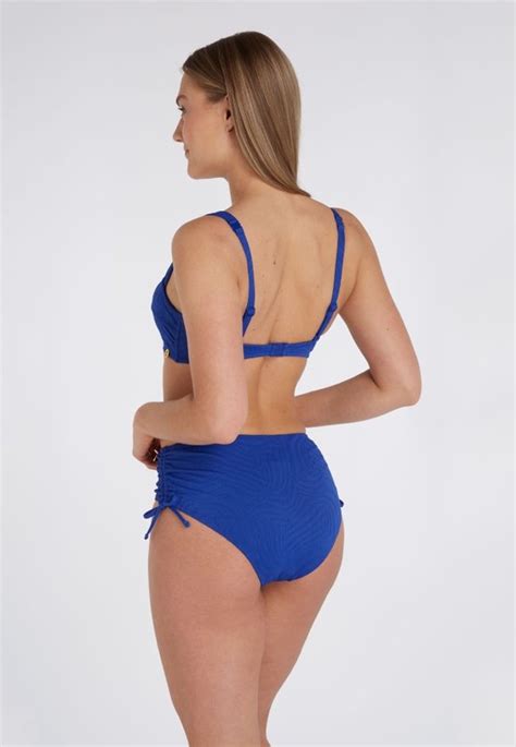 Basics Bikini Top Twisted Blue Waves E Voor Dames Maat E Bol