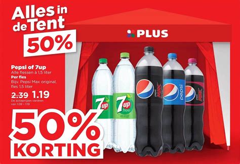 Pepsi Of Up Aanbieding Bij Plus