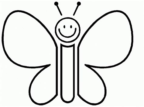 Butterfly Outline Coloring Pages - Coloring Home