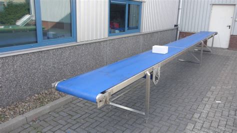 Rvs Inox Conveyor Beld Food Rvs Transportband Met Ondersteuningen