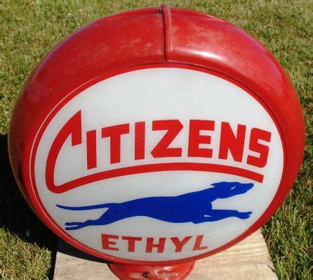 Citizens Ethyl Globe Porcelain Signs