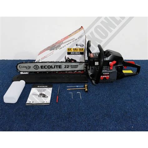 Jual Mesin Gergaji Kayu Chainsaw Ecolite Laser Inch Shopee Indonesia