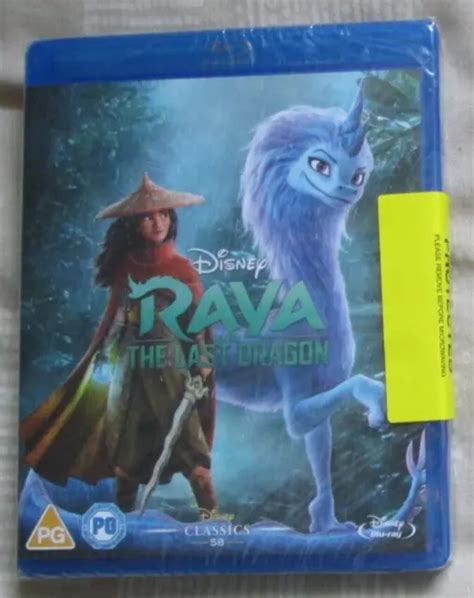 Disneys Raya And The Last Dragon New Sealed Blu Ray Region Free