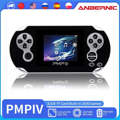 Anbernic consola de juegos portátil Retro PMP 4 pantalla de 2 7