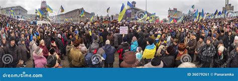 La Protesta Di Massa Contro Gli Ucranini Filorussi Scorre Presiden