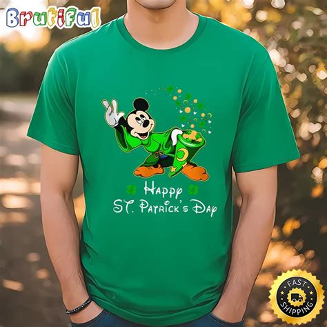 Disney Magician Mickey Mouse St Patricks Day Shirt