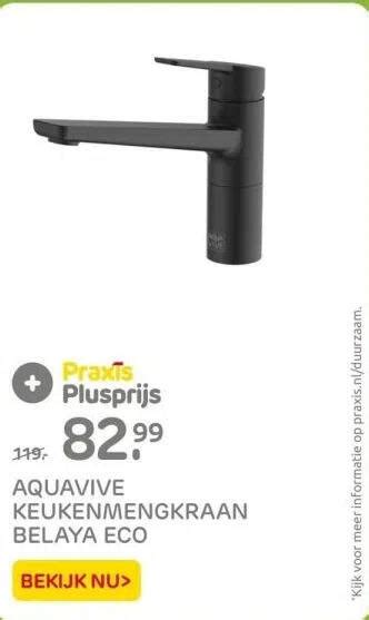 Aquavive Keukenmengkraan Belaya Eco Aanbieding Bij Praxis