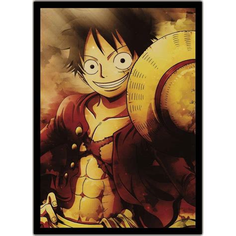 Quadro Moldura One Piece Cartaz Procurado Luffy Casas Bahia