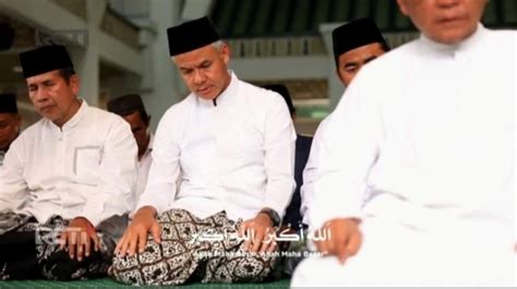 Ganjar Muncul Di Tv Lewat Iklan Azan Deep Indonesia Sebut Aturan Kpu