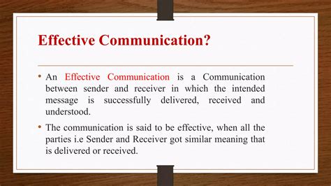 Essentials Of Effective Communication Ppt