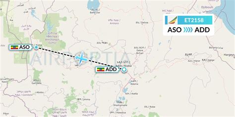 ET2158 Flight Status Ethiopian Airlines: Asosa to Addis Ababa (ETH2158)