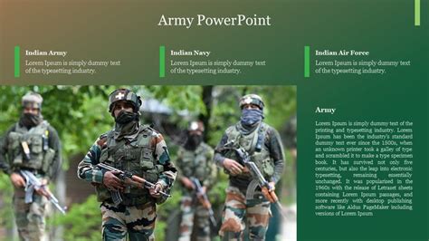 Army PowerPoint Presentation Template and Google Slides | Army powerpoint, Powerpoint ...