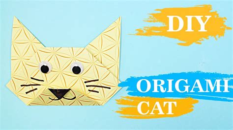 How To Make Easy Origami Cat Youtube