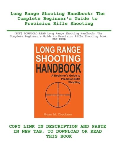 Pdf Download Read Long Range Shooting Handbook The Complete Beginnerand039s Guide To Precision