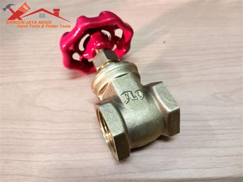 Ball Valve Kuningan Brass Stop Kran Keran Putar Gate Valve FH 3 4 Inch