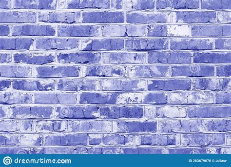 Brick Wall With Unusual Blue Bricks Stock Photo Image Of Plaster