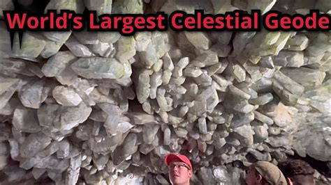 Worlds Largest Celestial Geode At Crystal Cave At Put In Bay Island In