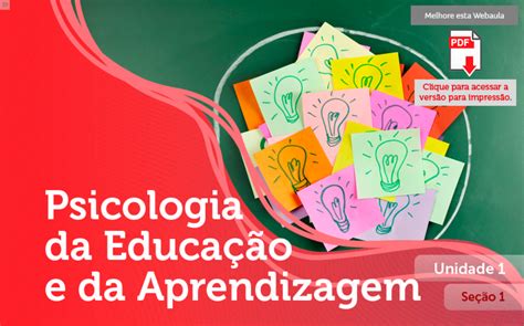 Definir A Psicologia Da Educacao Pode Parecer Uma Tarefa Simples