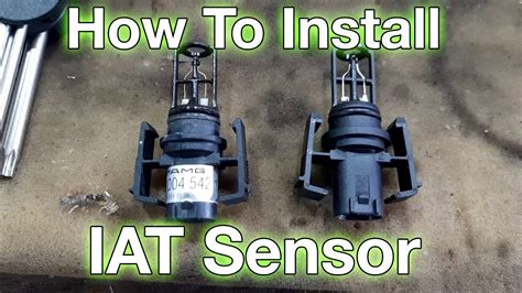 How To Install Iat Intake Air Temperature Sensor Mercedes CLS55