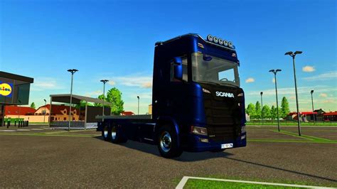 Scania S Pritschenanhänger v1 0 0 0 FS25 Mod FS22 Mod