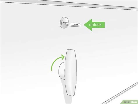 how to open a garage from the outside