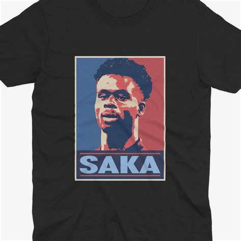 Bukayo Saka Tribute Graphic Arsenal T Shirt Afc Football