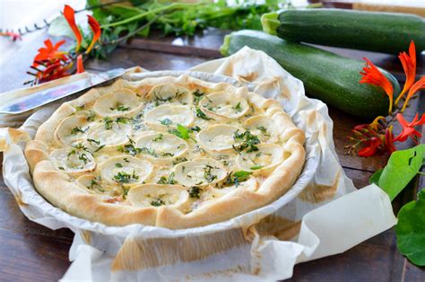 Quiche Courgette Citron Menthe Les Pépites De Noisette