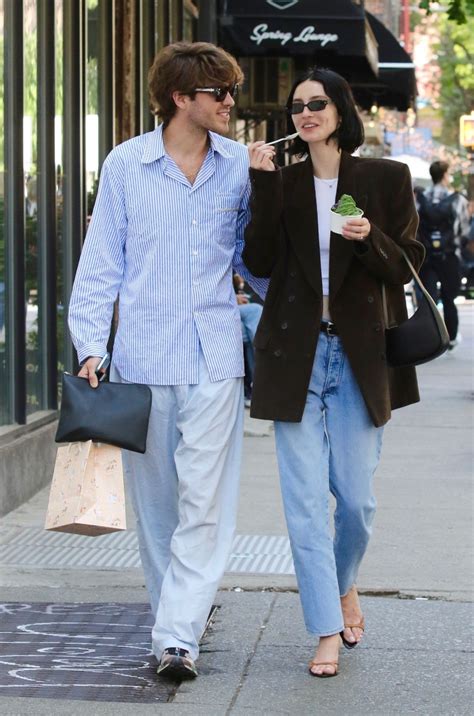 Meadow Walker and Louis Thornton-Allan in Manhattan’s SoHo Neighborhood