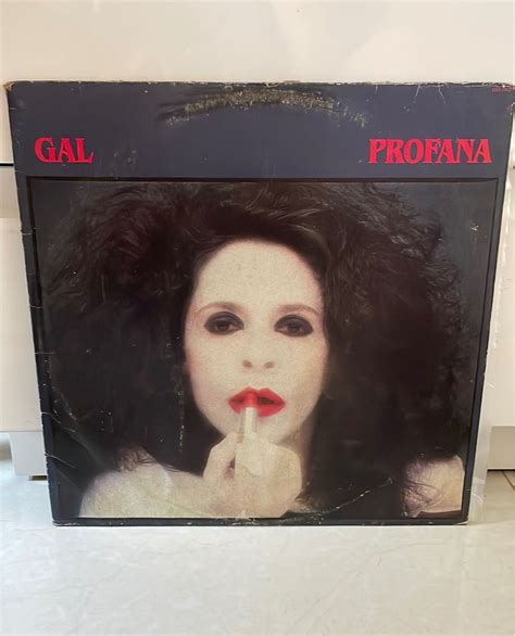 Lp Disco De Vinil Gal Costa Profana Item De M Sica Gal Costa