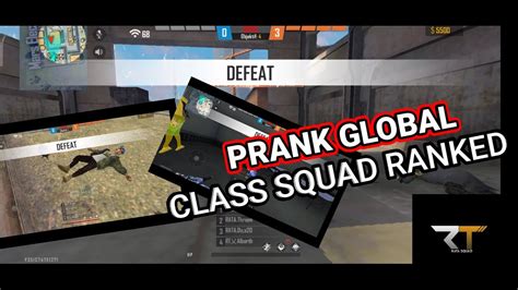 Prank Global Jadi Afk Di Class Squad Ranked Youtube