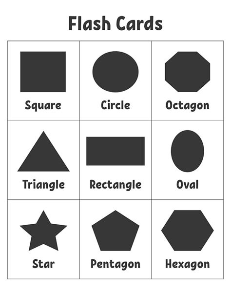 Printable Color And Shape Flash Cards Free Download And Print For You