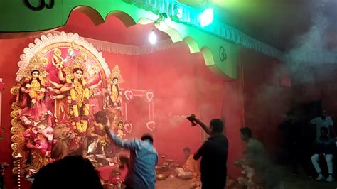 Arati At Durga Puja Youtube