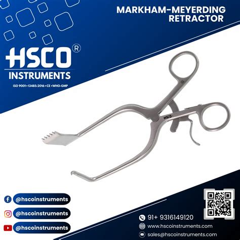 Retractors Hsco Markham Meyerding Hemilaminectomy Retractor For