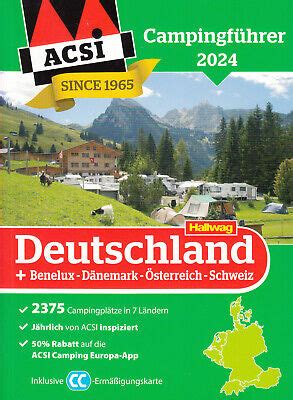 Acsi Campingf Hrer Deutschland Inklusive Erm Igungskarte Ebay