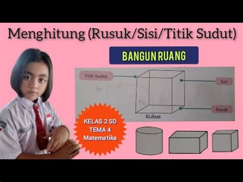 Cara Menentukan BANYAK RUSUK SISI DAN TITIK SUDUT BANGUN RUANG