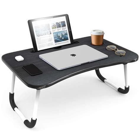 lammaloe foldable lap desk portable lightweight laptop desk  bed