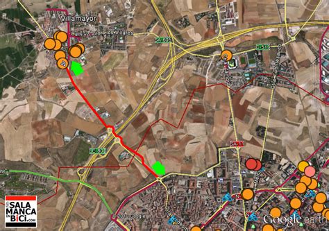 SALAMANCA EN BICI VILLAMAYOR Y SU DESCONEXIÓN CICLISTA Y PEATONAL CON