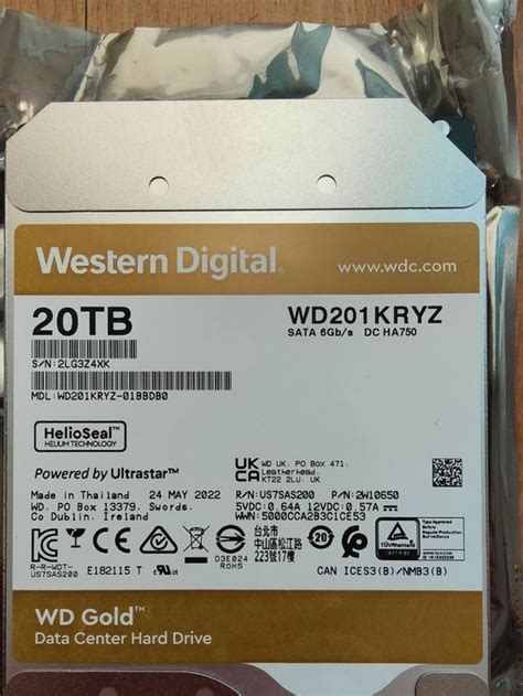 Western Digital Hdd Hard Disk Drive Gold Tb Wd Kryz Kaufen Auf