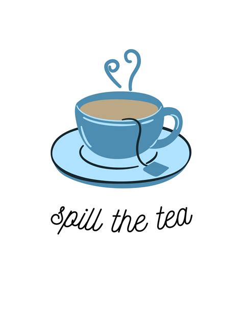 Tea Cup And Saucer Template