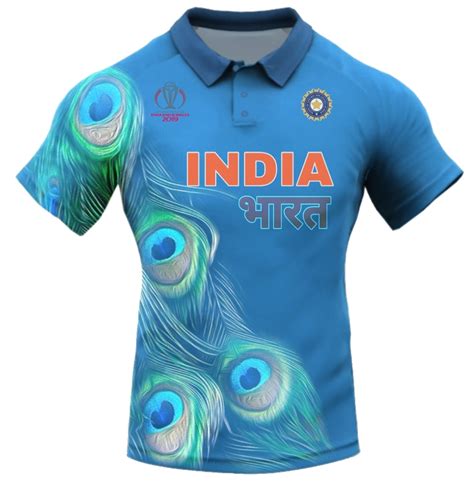 Indian Peacock Jersey For Cricket World Cup 2019 I Did R Cricket