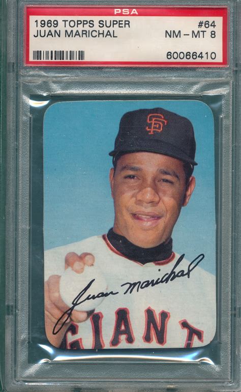 Lot Detail Topps Super Juan Marichal Psa